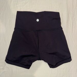 Lululemon black biker shorts size 4